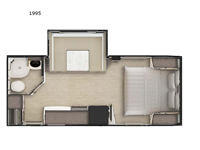 Lance Travel Trailers 1995 Floorplan Image