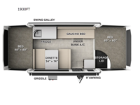 Rockwood Freedom Series 1930FT Floorplan Image