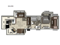LaCrosse 3411RK Floorplan Image