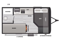 Coleman 13B Floorplan Image
