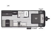 Coleman 19R Floorplan Image