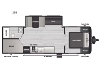 Coleman 25B Floorplan Image