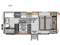 Arctic Fox NXT 22GT Floorplan Image