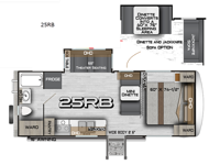Arctic Fox NXT 25RB Floorplan Image