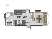 Arctic Fox NXT 26MK Floorplan Image
