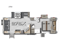 Arctic Fox NXT 27SX Floorplan Image