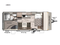 Colorado 19BHC Floorplan Image