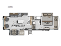 Arctic Fox NXT 325MK Floorplan Image
