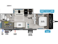 Transcend Xplor 26BHX Floorplan Image