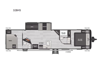 Coleman Lantern 32BHS Floorplan Image