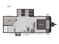 Coleman Light 22BX Floorplan Image