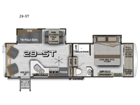 Arctic Fox Grande Ronde 29-5T Floorplan Image