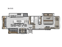 Arctic Fox Grande Ronde 36-5VS Floorplan Image