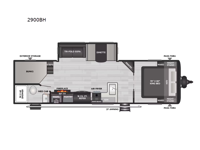 Coleman Legacy 2900BH Floorplan Image