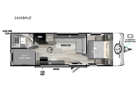 Ozark 2400BHLE Floorplan Image