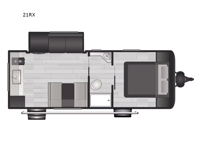 Coleman Light 21RX Floorplan Image