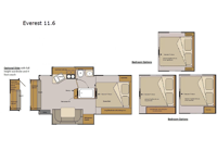 Host Campers Everest 11.6 Floorplan Image