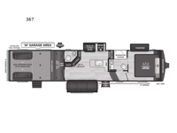Fuzion Impact Edition 367 Floorplan Image
