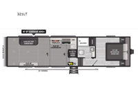Fuzion Impact Edition 321LT Floorplan Image