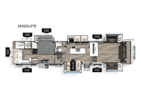 Cherokee Arctic Wolf 3950SUITE Floorplan Image