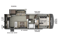 Rockwood Signature R282RK Floorplan Image