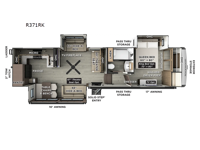 Rockwood Signature R371RK Floorplan Image