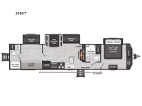 Hideout Cottage 38BHT Floorplan Image