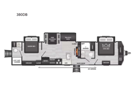 Springdale Villa 380DB Floorplan Image