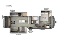 Rockwood Signature 8337RL Floorplan Image