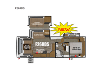 Glacier Peak Mountain Series F26RDS Floorplan Image