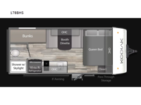 Kodiak 178BHS Floorplan Image