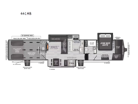 Raptor 441HB Floorplan Image