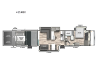 Stealth 4114GX Floorplan Image