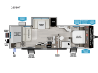 Transcend 265BHT Floorplan Image