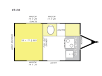 Country Born CB130 Floorplan Image