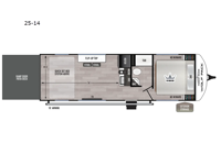 Cherokee Wolf Pack 25-14 Floorplan Image