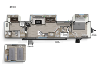 Cherokee Timberwolf 39DC Floorplan Image