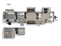 Cherokee Timberwolf 39DK Floorplan Image