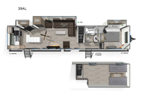 Cherokee Timberwolf 39AL Floorplan Image