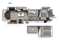 Cherokee Timberwolf 39DL Floorplan Image