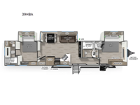 Cherokee Timberwolf 39HBA Floorplan Image