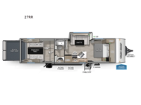 Cherokee Grey Wolf 27RR Floorplan Image