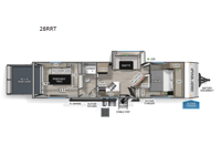 Cherokee Grey Wolf 28RRT Floorplan Image