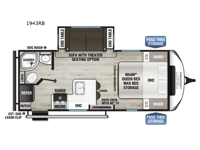 Northern Spirit Ultra Lite 1943RB Floorplan Image