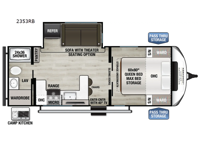 Northern Spirit Ultra Lite 2353RB Floorplan Image