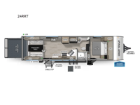 Cherokee Grey Wolf 24RRT Floorplan Image