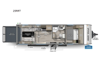 Cherokee Grey Wolf 25RRT Floorplan Image
