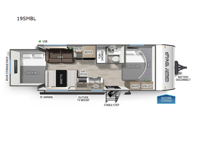 Cherokee Grey Wolf 19SM Floorplan Image