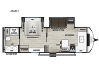 Northern Spirit Ultra Lite 2565FK Floorplan Image