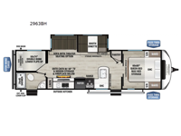 Northern Spirit Ultra Lite 2963BH Floorplan Image